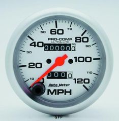 Auto Meter : 4492 3 3/8" Ultra-Lite - Speedometer - Mechanical - In-Dash - 120 MPH