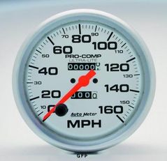 Auto Meter : 4495 5" Ultra-Lite -  Speedometer - Mechanical - In-Dash - 160 MPH