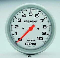 Auto Meter : 4498 5" Ultra-Lite -  Tachometer - Single Range - In-Dash - 10,000 RPM