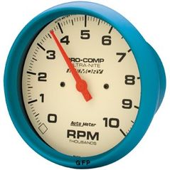 Auto Meter : 4594 5" Ultra-Nite - Tachometer With Memory - Electric - 10,000 RPM