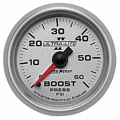 Auto Meter : 4905 : 2 1/16" - Ultra Lite II - Boost - 0-60 PSI