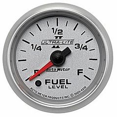 Auto Meter : 4910 : 2 1/16" - Ultra Lite II - Fuel Level - Programmable Empty - Full Range