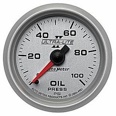 Auto Meter : 4921 : 2 1/16" - Ultra Lite II - Oil Pressure - 0-100 psi