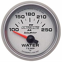 Auto Meter : 4937 : 2 1/16" - Ultra Lite II - Water Temperature - 100 - 250 deg. F
