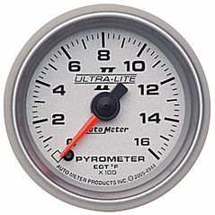 Auto Meter : 4944 : 2 1/16" - Ultra Lite II - Pyrometer - 0 -1600 deg. F