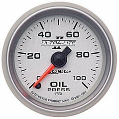Auto Meter : 4953 : 2 1/16" - Ultra Lite II -  Oil Pressure - 0-100 psi