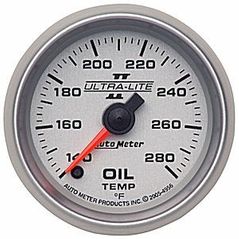 Auto Meter : 4956 : 2 1/16" - Ultra Lite II -  Oil Temperature - 140 - 280 deg. F