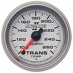 Auto Meter : 4957 : 2 1/16" - Ultra Lite II -  Transmission Temperature - 100 - 260 deg. F