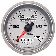 Auto Meter : 4963 : 2 1/16" - Ultra Lite II -  Fuel Pressure - 0-100 psi