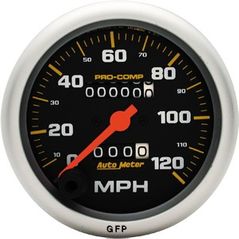 Auto Meter : 5152 3 3/8" Pro-Comp - Speedometer - Mechanical - In Dash -  120 MPH