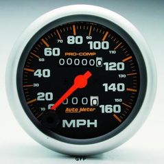 Auto Meter : 5153 3 3/8" Pro-Comp - Speedometer - Mechanical - In Dash -  160 MPH