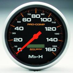 Auto Meter : 5189 5" Pro-Comp - Speedometer - Electric - In Dash -  160 MPH