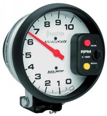 Auto Meter : 5795 5" Phantom - Tachometer With  Memory - Pedestal Mount - 10,000 RPM