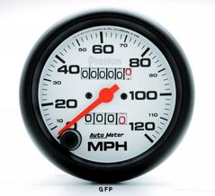Auto Meter : 5892 3 3/8" Phantom - Speedometer - Mechanical - In-Dash - 120 MPH