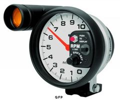 Auto Meter : 5899 5" Phantom - Tachometer With Shift-Lite - Pedestal Mount - 10,000 RPM