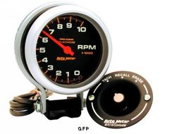 Auto Meter : 6601 3 3/4" Pro-Comp -  Pedestal Mount 10,000 RPM Tachometer Memory/Standard Electric -
