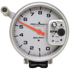 Auto Meter : 6856 5" Ultra-Lite - Tachometer - Single Range -  Pedestal Mount - 9,000 RPM