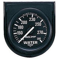 AutoGage : 2333 2 1/16" Water Temperature Gauge - Mechanical - 100-280 Degrees F