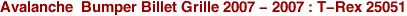 Avalanche  Bumper Billet Grille 2007 - 2007 : T-Rex 25051