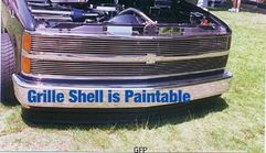 C20  Billet Grille Shell 1988 - 1993 : T-Rex 50025