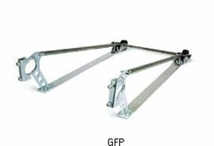 Competiton Engineering : C2043 : Chrome Round Tube Bolt-On Wheel-E-Bar