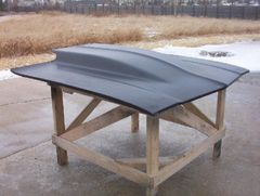 Glasstek : H1067 : 1968 - 1969 : Chevrolet Chevelle     : Hood - Pin on - Cowl Induction - 4 Inch