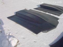 Glasstek : H1083 : 1970 - 1972 : Chevrolet Monte Carlo     : Hood - Pin on - Cowl Induction - 4 Inch