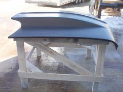 Glasstek : H1127 : 1966 - 1967 : Chevrolet Chevy II     : Hood - Pin on - Cowl Induction - 4 Inch