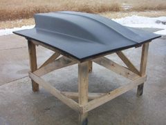 Glasstek : H1202 : 1967 - 1969 : Chevrolet Camaro     : Hood - Bolt on - Cowl Induction - 6 Inch