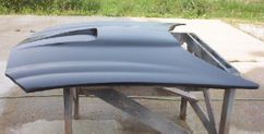 Glasstek : H1239 : 1998 - 2002 : Chevrolet Camaro     : Hood - Bolt on - "SS Style"