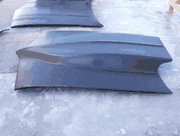 Glasstek : H3018 : 1967 - 1969 : Pontiac Firebird : Hood - Cowl Induction - 4 inch - Pin on