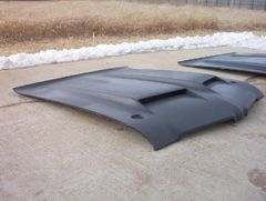 Glasstek : H6002 : 1971 - 1972 : Oldsmobile Cutlass     : Hood - Bolt on - Ram Air - Reproduction