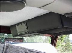 Rampage : 503311 : Jeep Accessories - Overhead Console -  All Wrangler -  Mounts With or  Without Sound Bar -  Grey -  Denim
