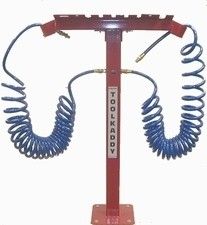 Tire Service Central : 50005 :ToolKADDY, stand, two hoses & special manifold for bottom air inlet