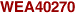 WEA40270