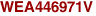 WEA446971V