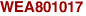 WEA801017