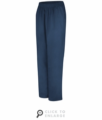 2P11NV Women's Navy Easy Wear Poplin Slack