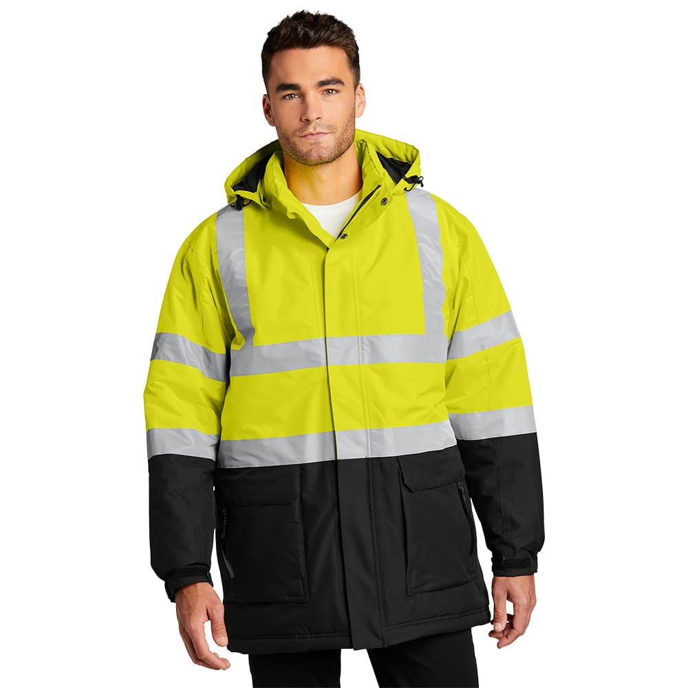 ANSI Class 3 Safety Heavyweight Parka. J799S
