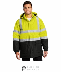 ANSI Class 3 Safety Heavyweight Parka. J799S