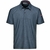 Blue Heather Men's Cooling Stretch Jersey Polo