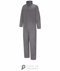 Bulwark CEB2GY Men's Grey Midweight Excel FR Premium Coverall CAT-2