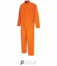 Bulwark CEC2OR Men's Orange Midweight Excel FR Classic Coverall CAT-2