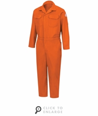 Bulwark CED2OR Men's Midweight Orange Excel FR Deluxe Coverall CAT-2