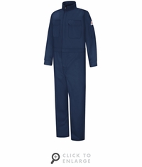 Bulwark CLB3NV Women's Navy Lightweight Excel FR ComforTouch Premium Coverall CAT2