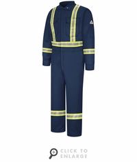 Bulwark CLBCNV Premium Coverall with CSA Compliant Reflective Trim EXCEL FR ComforTouch CAT-2