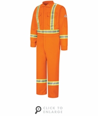 Bulwark CLBCOR Premium Coverall with CSA Compliant Reflective Trim EXCEL FR ComforTouch CAT-2