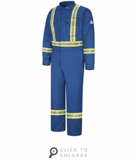 Bulwark CLBCRB Premium Coverall with CSA Compliant Reflective Trim EXCEL FR ComforTouch CAT-2
