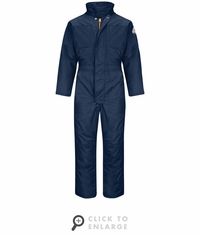 Bulwark CLC8NV Men's Excel FR ComforTouch Premium Insulated Coverall CAT-3