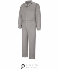 Bulwark CLD4GY Men's Lightweight Excel FR ComforTouch Deluxe Coverall CAT-2